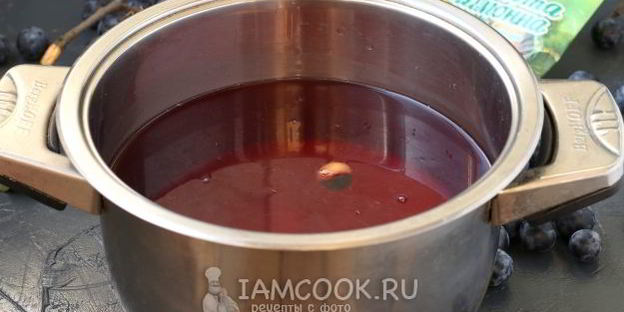 компот из терна на зиму без стерилизации