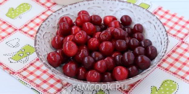 компот из вишни и черешни