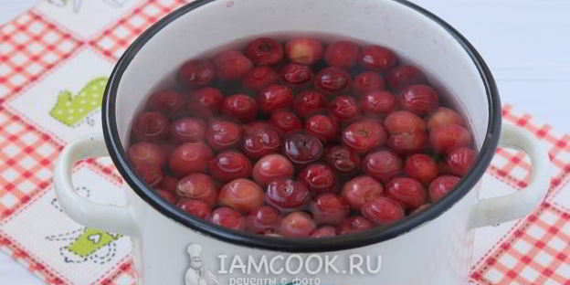 компот из вишни и черешни