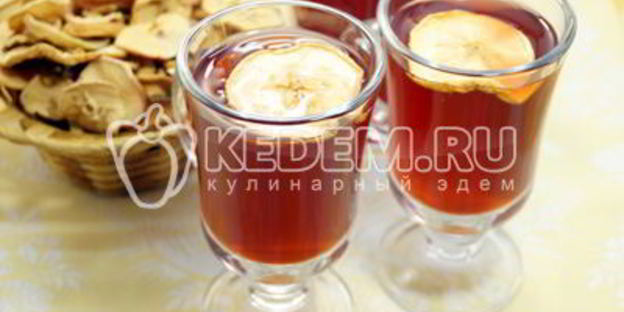 компот из вишни и яблок