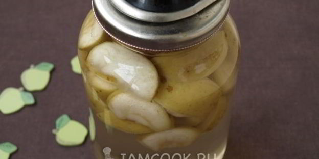 компот из яблок на зиму без стерилизации