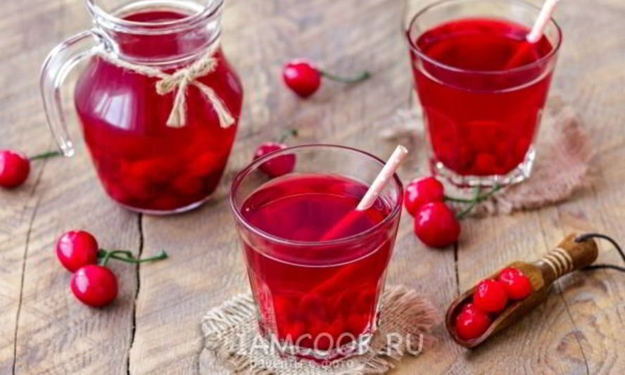 Рецепт компота из замороженной вишни