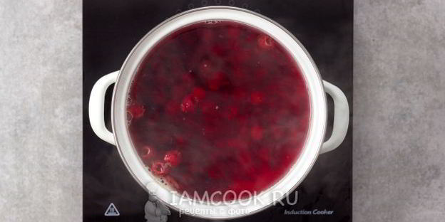 компот из замороженной вишни