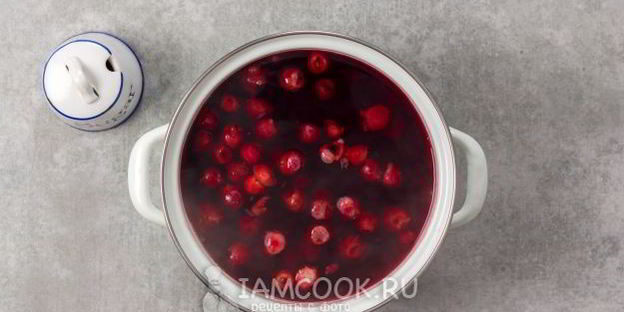 компот из замороженной вишни