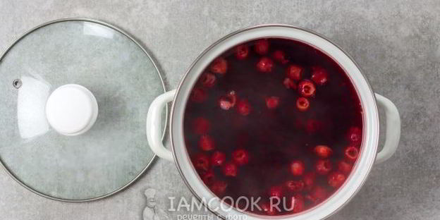 компот из замороженной вишни
