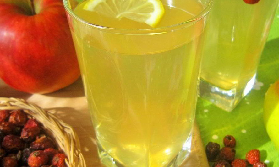 Рецепт компота с шиповником и имбирем