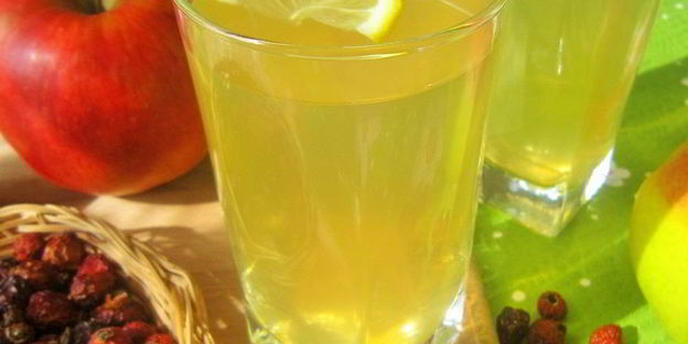 компот с шиповником и имбирем