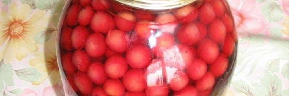 Вишневый компот на зиму