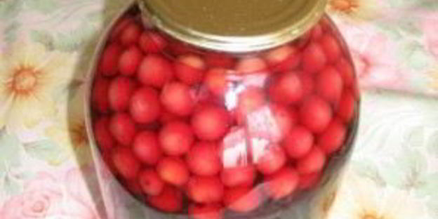 вишневый компот на зиму