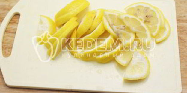 вишневый компот с лимоном