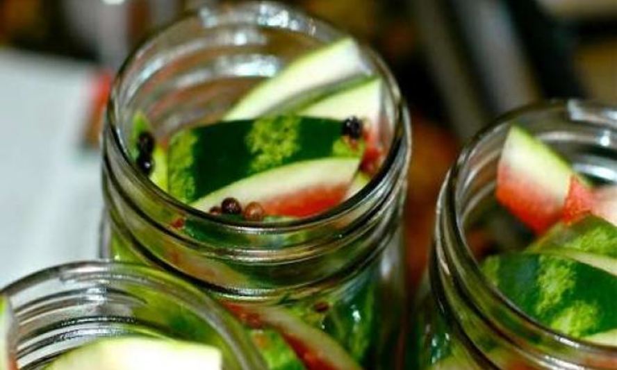 Рецепт консервированного арбуза в банках на зиму