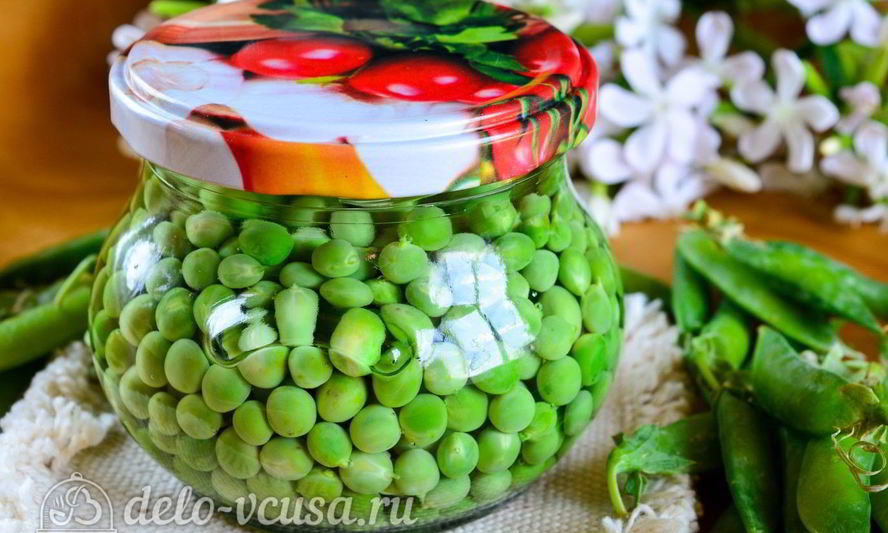 Рецепт консервированного горошка на зиму