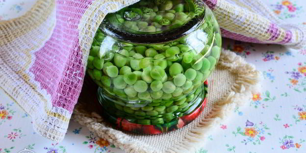 консервированный горошек на зиму