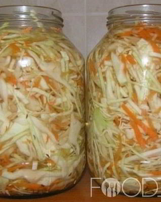 Квашеная капуста в 3-литровых банках