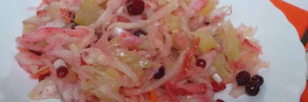 Квашенная капуста с картофелем