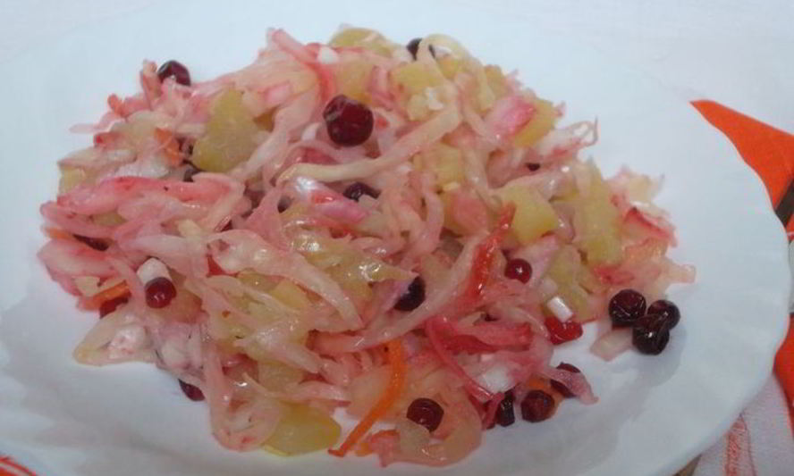 Рецепт квашенной капусты с картофелем
