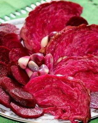 Квашенная красная капуста