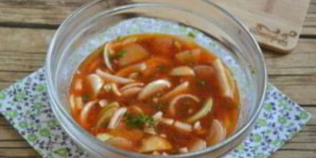 лук в томатном соке на зиму