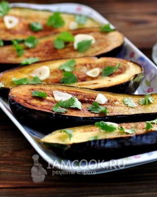 Баклажаны маринованные с чесноком