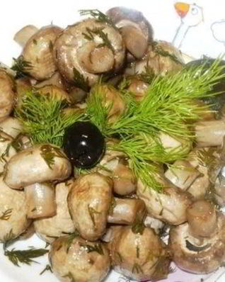 Быстрые маринованные грибы