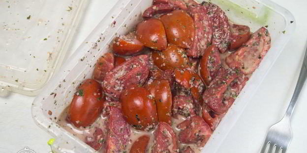 быстрые маринованные помидоры