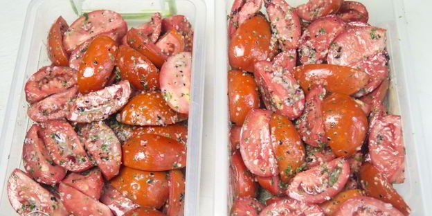 быстрые маринованные помидоры