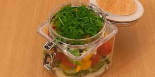 черри, огурцы, болгарский перец маринованные по-быстрому