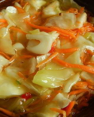 Капуста маринованная с имбирем