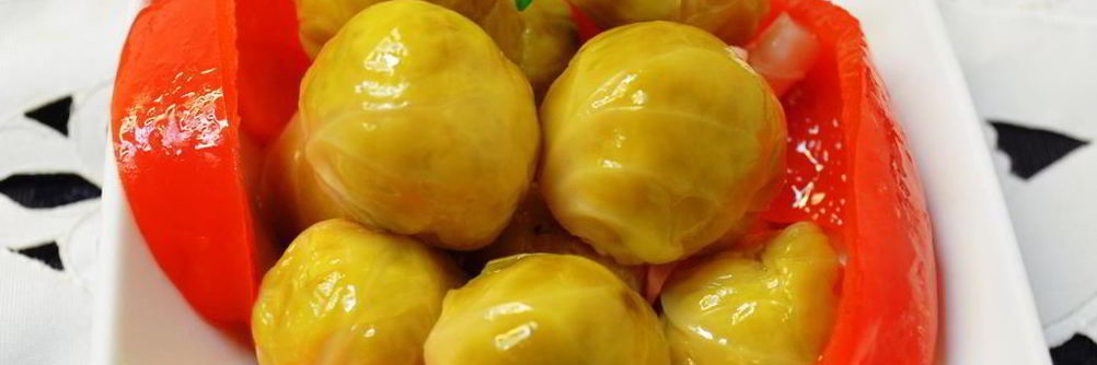 Маринованная брюссельская капуста