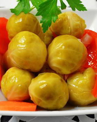 Маринованная брюссельская капуста