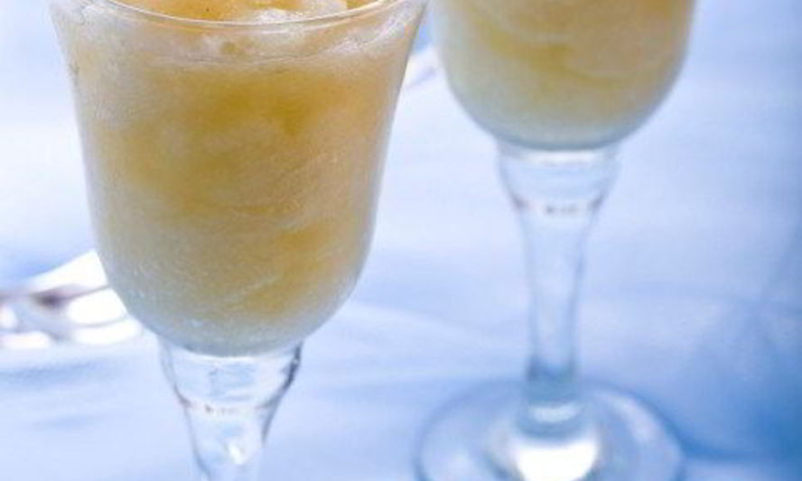 Рецепт маринованной дыни с гранитой из лайма и базилика