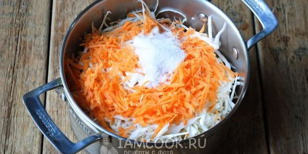 маринованная капуста с перцем