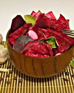 Маринованная красная капуста