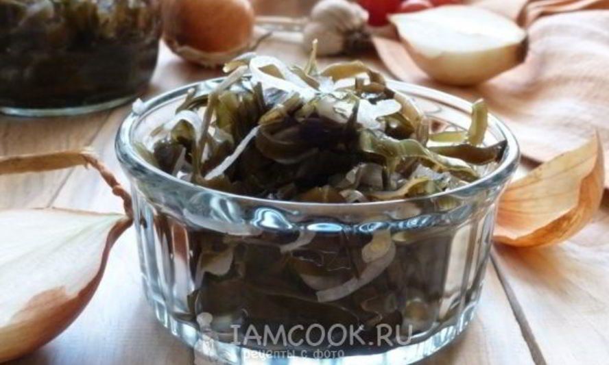 Рецепт маринованной морской капусты
