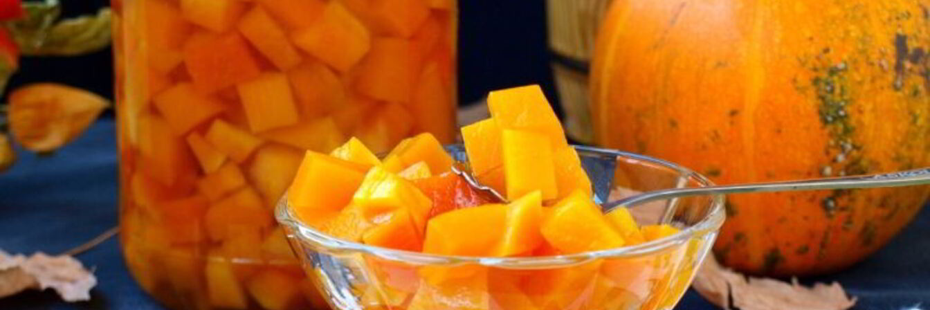 Маринованная тыква со вкусом ананаса