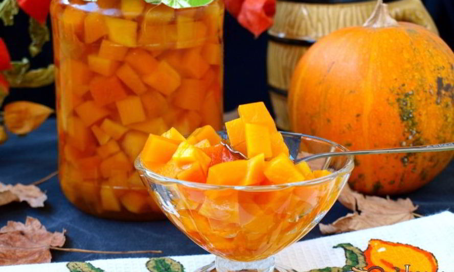 Рецепт маринованной тыквы со вкусом ананаса