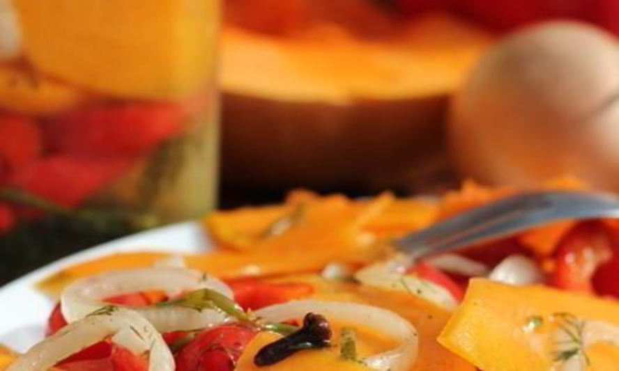 Рецепт маринованной тыквы