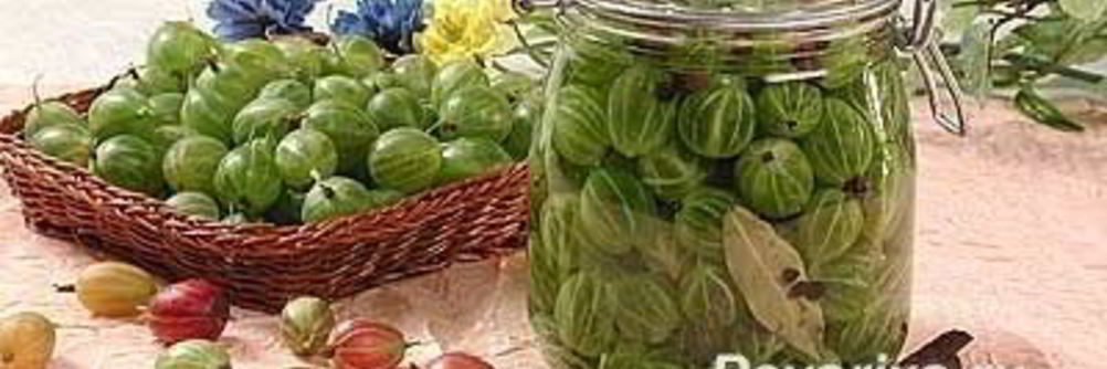 Маринованный крыжовник