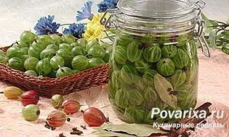 Рецепт маринованного крыжовника