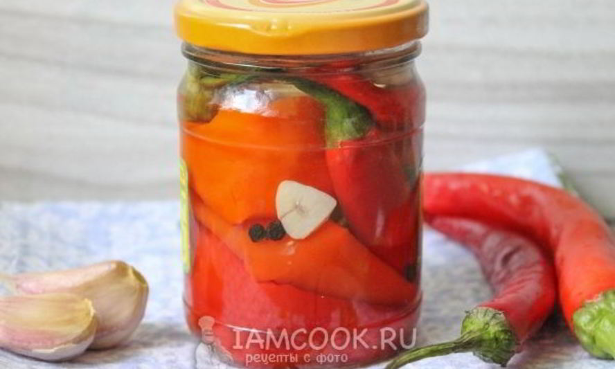 Рецепт маринованного острого перца на зиму