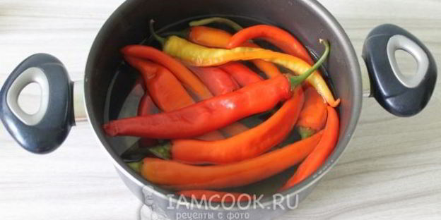 маринованный острый перец на зиму