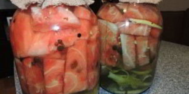маринованные арбузы в банках