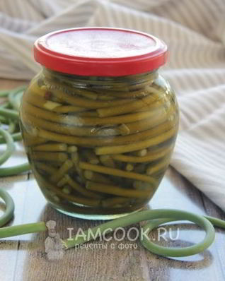 Маринованные чесночные стрелки на зиму