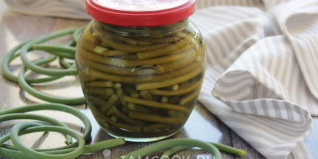 маринованные чесночные стрелки на зиму