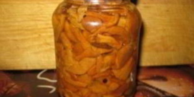 маринованные лисички с яблочным уксусом