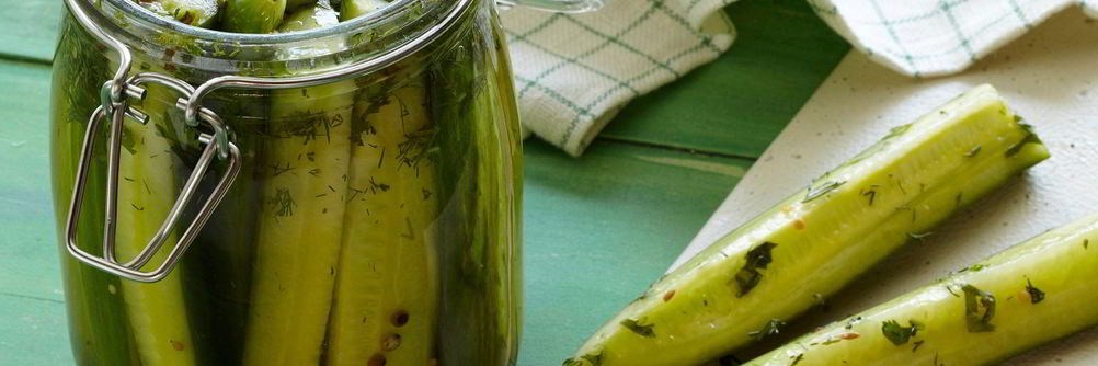 Маринованные огурчики с горчицей