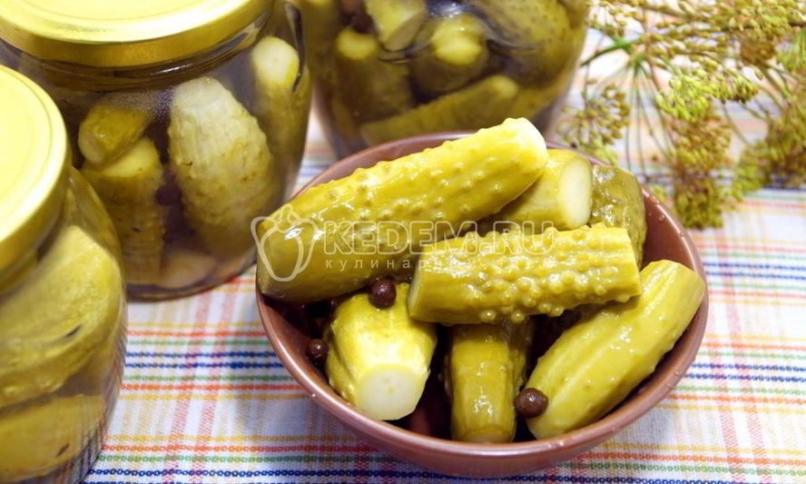 Рецепт маринованных огурцов фирменных