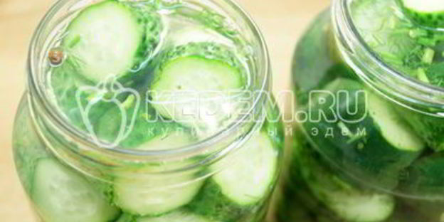 маринованные огурцы с укропом закусон