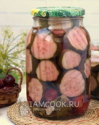 Маринованные огурцы с вишнями на зиму