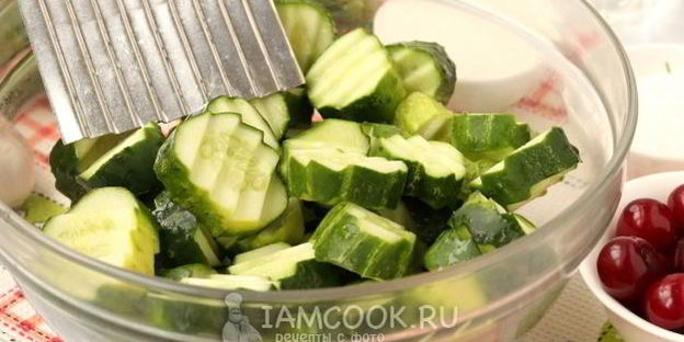 маринованные огурцы с вишнями на зиму